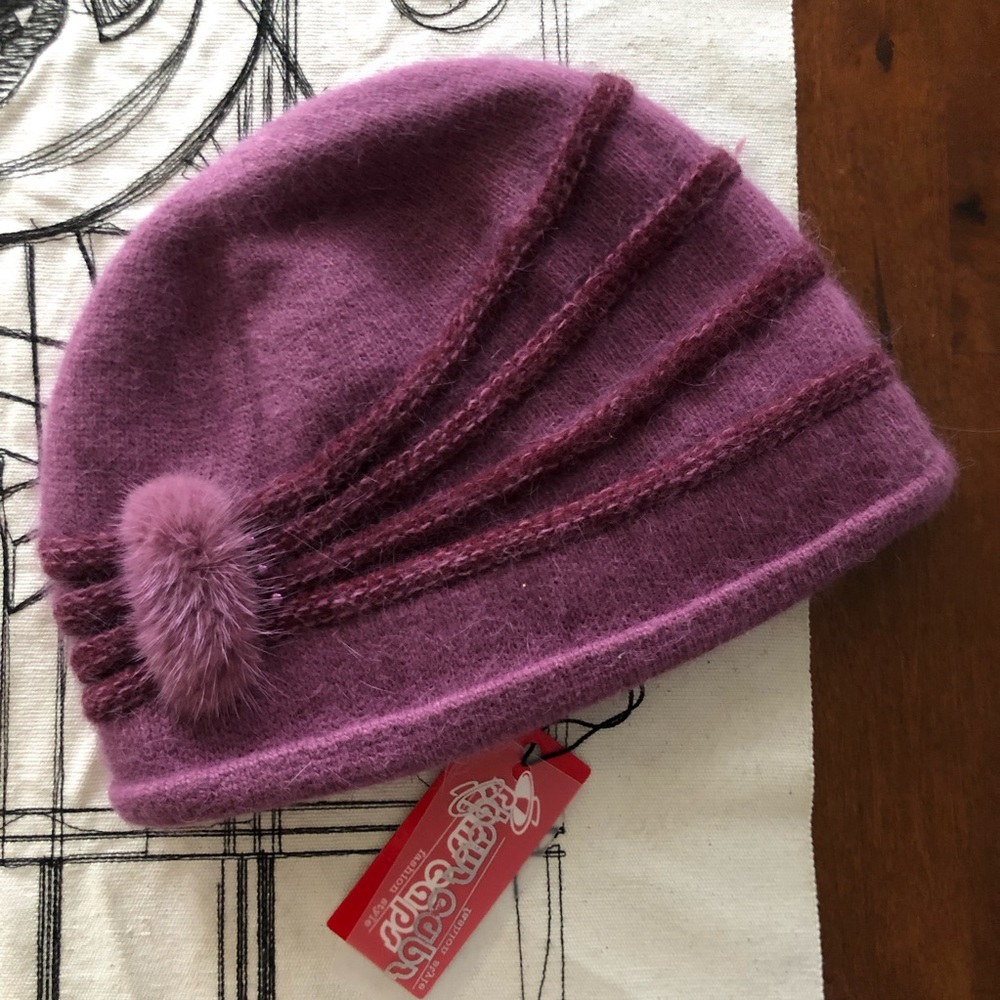 🍁 Soft & Warm Angora Wool Beanie
